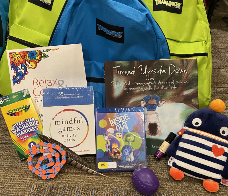 Amanda the Panda Receives Community Impact Grant For Grief Backpacks